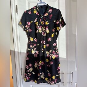 Banana Republic Navy and Floral Dress